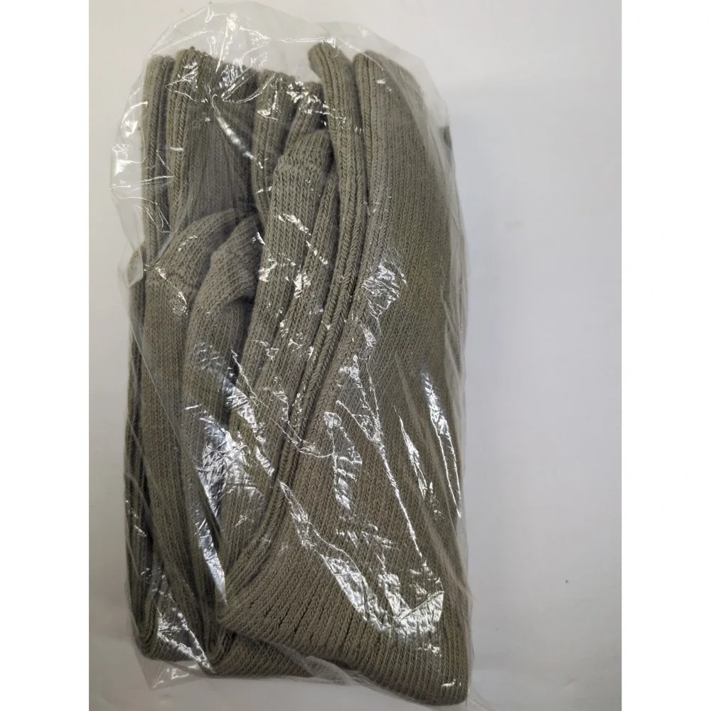 NEW VINTAGE 3 Pack🚨Hanes Tube Socks Medium Khaki Knit Unisex